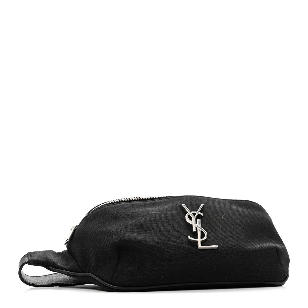 Canvas Monogram Belt Bag Black