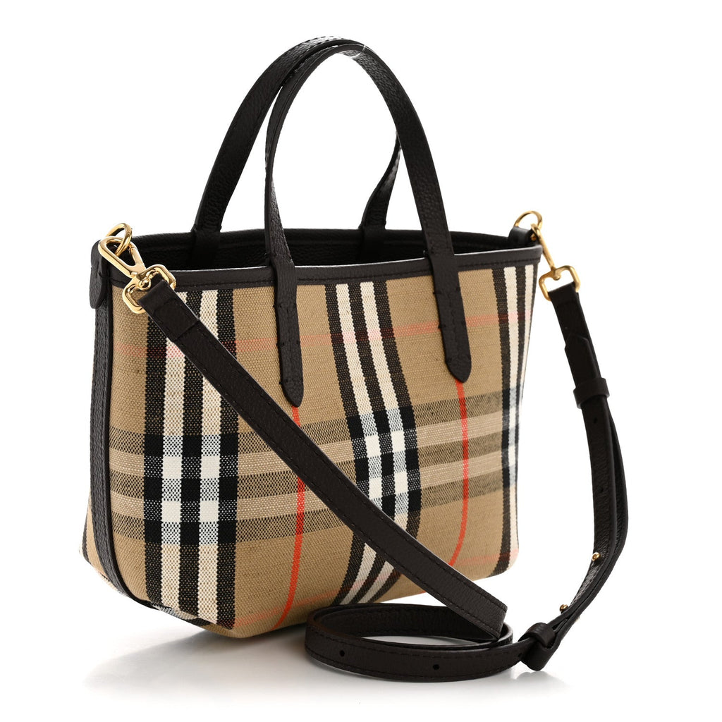 Grainy Calfskin Mini Reversible Tote Peat Sand
