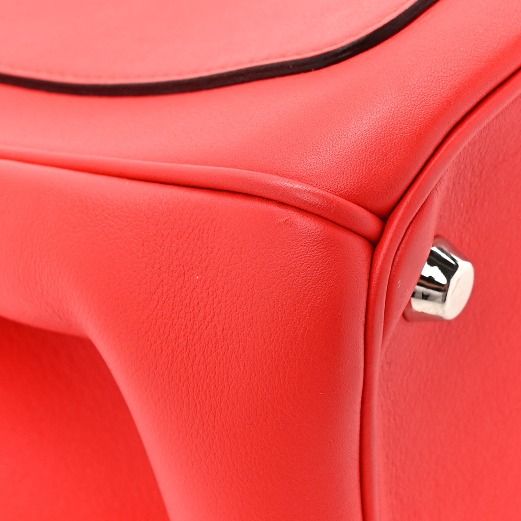Calfskin Small Be Dior Flap Red