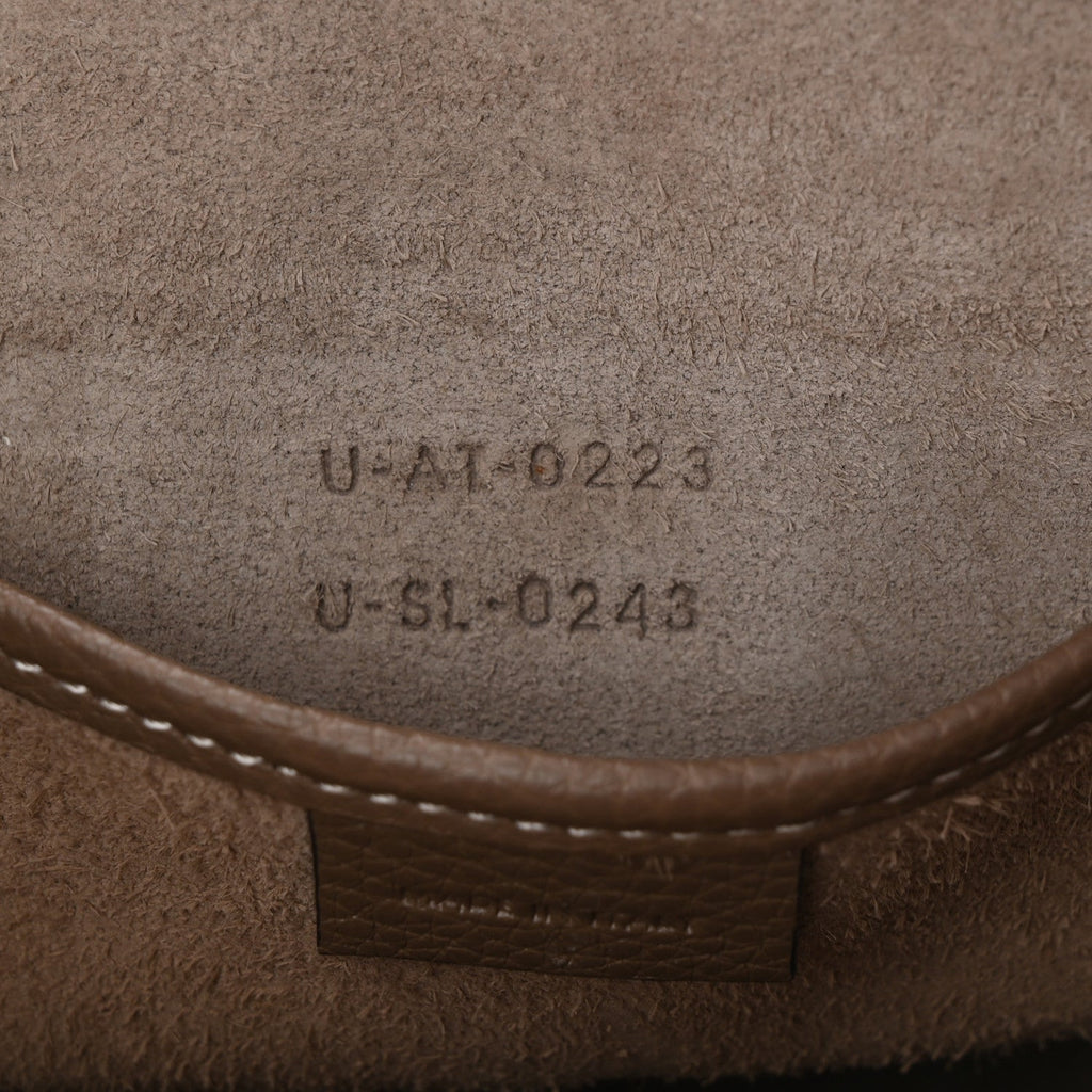 Drummed Calfskin Nano Luggage Souris