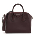 Sugar Goatskin Small Antigona Aubergine
