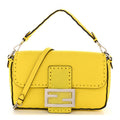 Cuoio Roma Sellerissima Nappa Sintetica Tape Stitch Mini Baguette  Pomelo