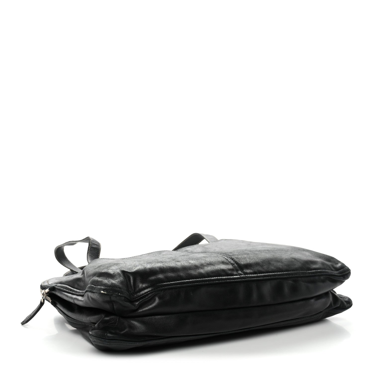 Nappa Pocket Satchel Black