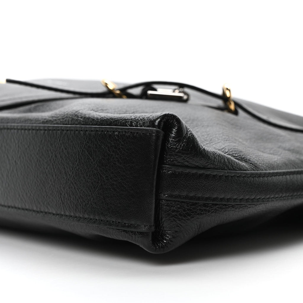 Calfskin Medium Voyou Bag Black