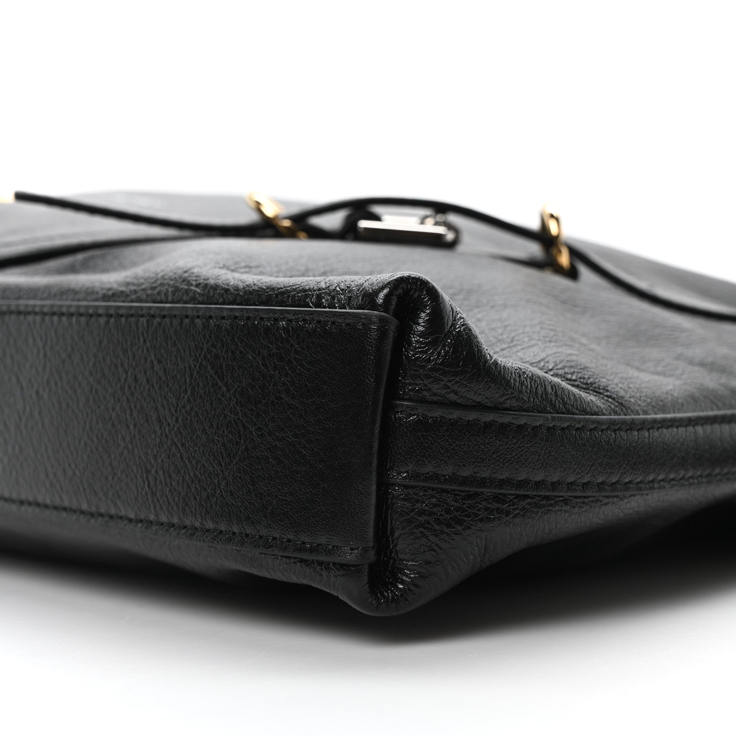 Calfskin Medium Voyou Bag Black