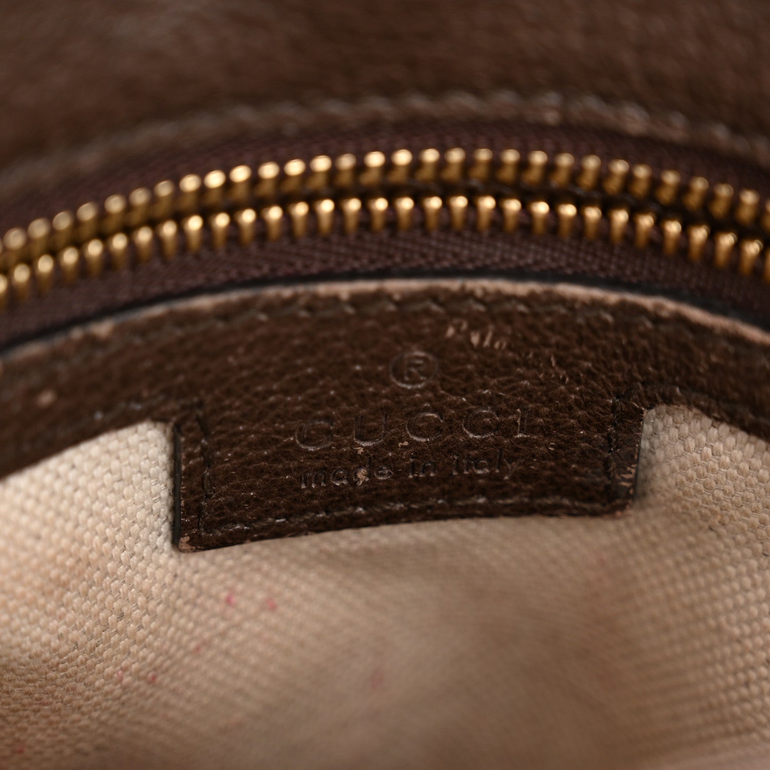 GG Supreme Monogram Textured Dollar Calfskin Web Medium Blondie Shoulder Flap Bag Beige Ebony New Acero