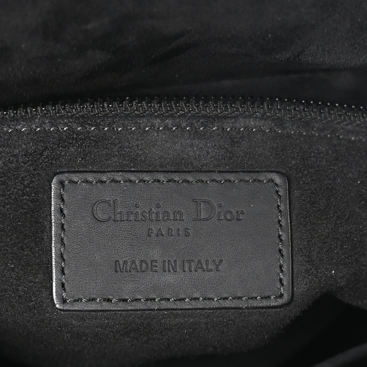 Ultra Matte Calfskin Cannage Medium Lady Dior Black