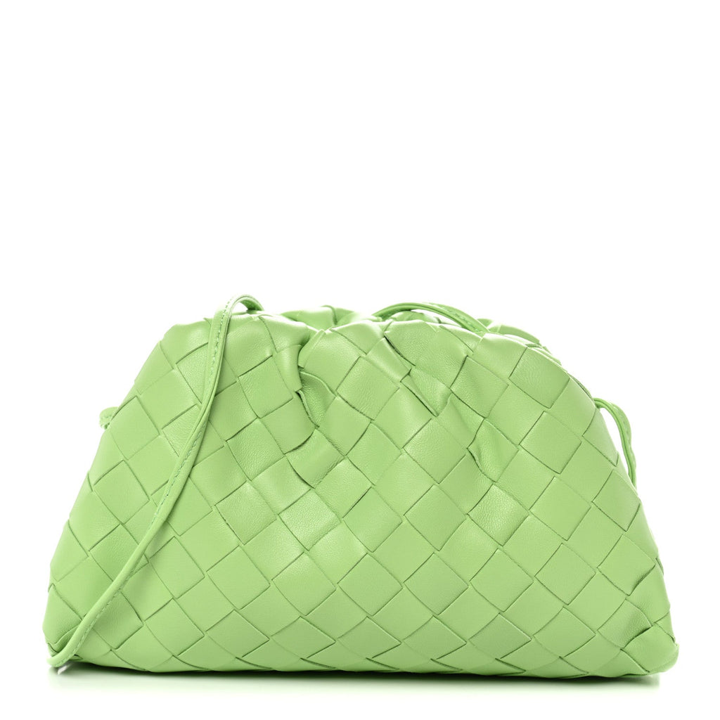 Nappa Intrecciato The Mini Pouch Pistachio