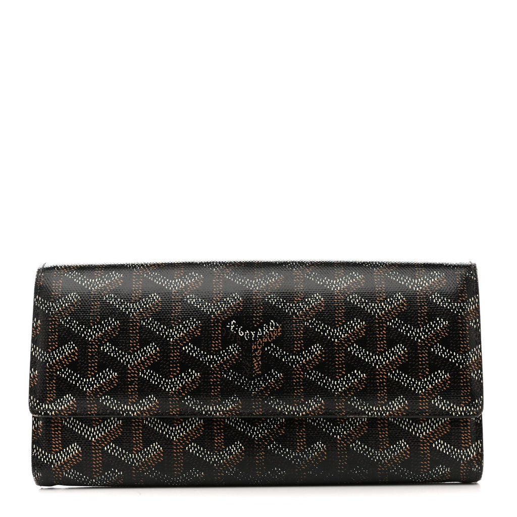 Goyardine Varenne Long Wallet Black