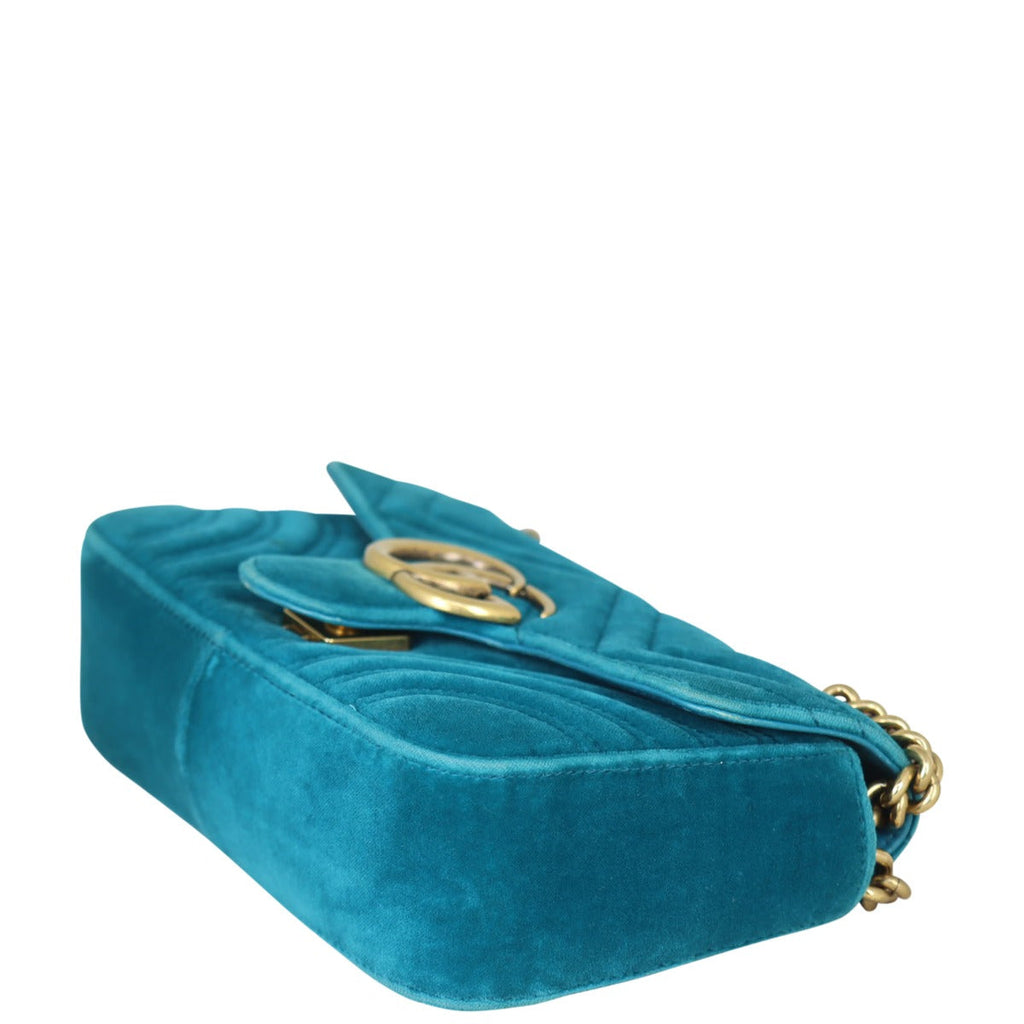 Gucci GG Marmont Velvet Mini Shoulder Bag
