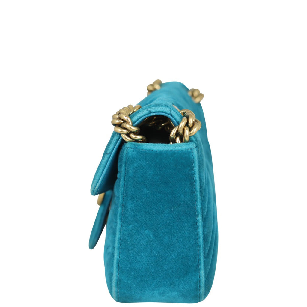 Gucci GG Marmont Velvet Mini Shoulder Bag
