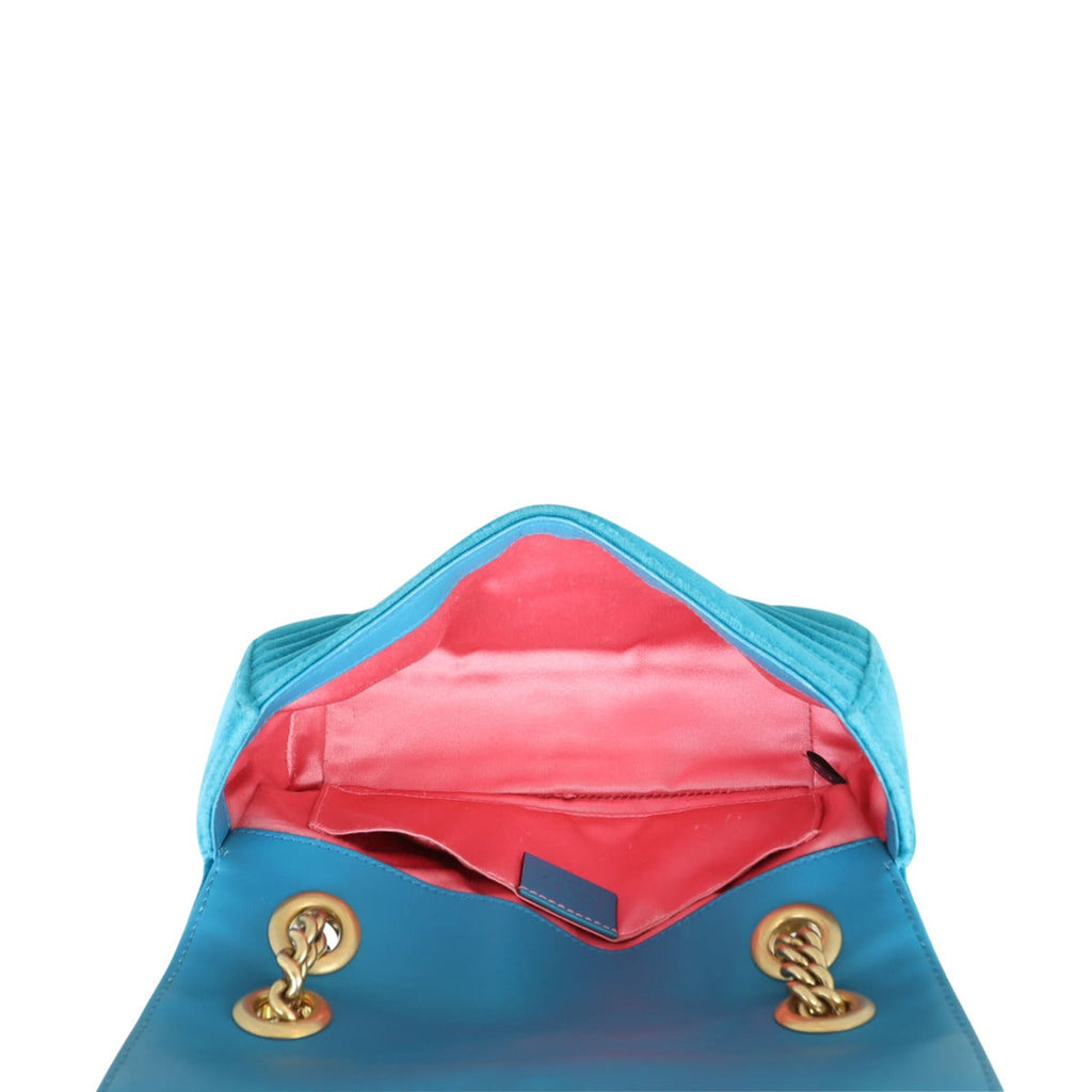 Gucci GG Marmont Velvet Mini Shoulder Bag