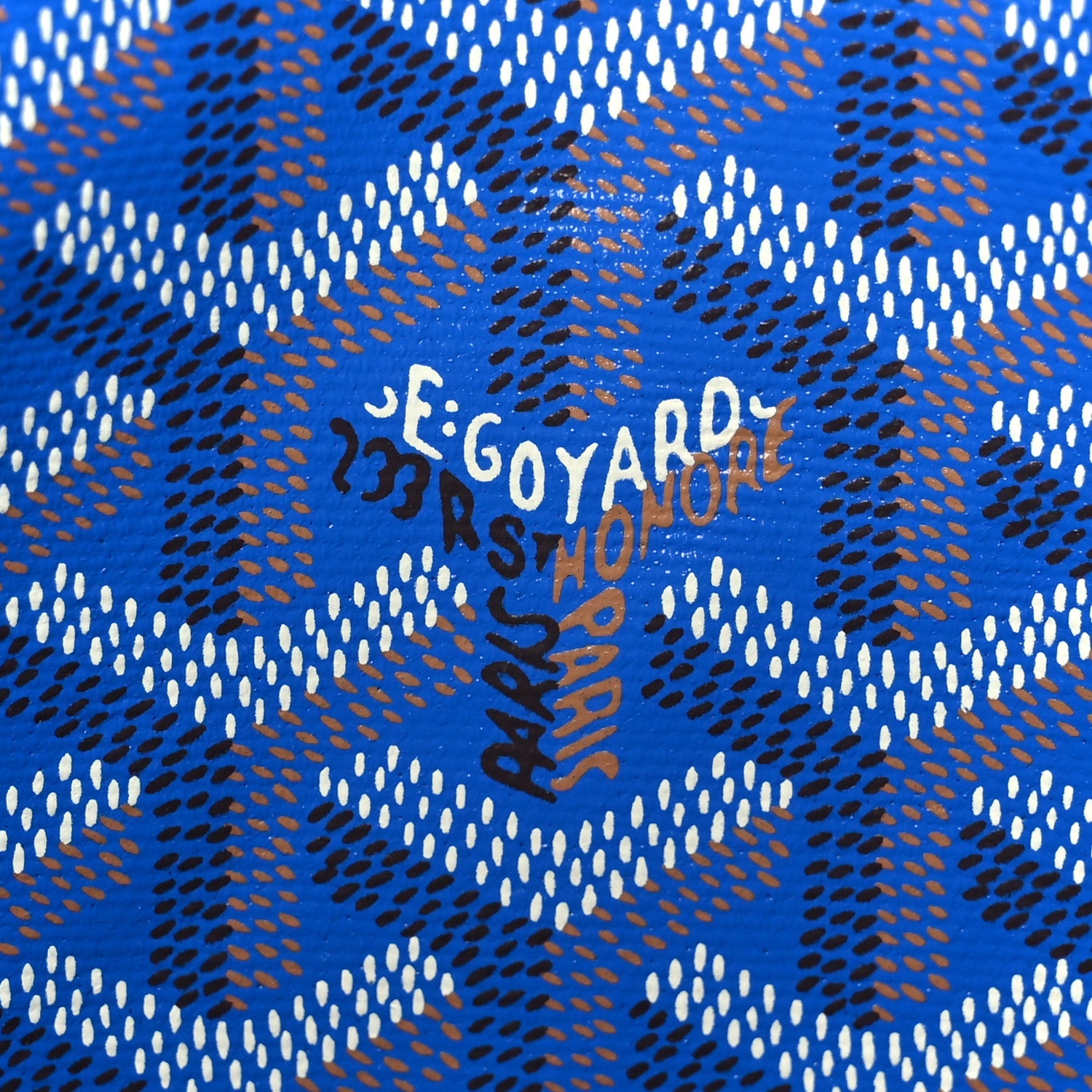 Goyardine Reversible Mini Anjou Sky Blue