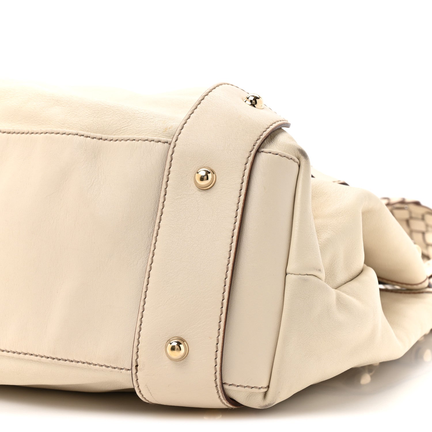 Calfskin Medium Pelham Shoulder Bag Off White