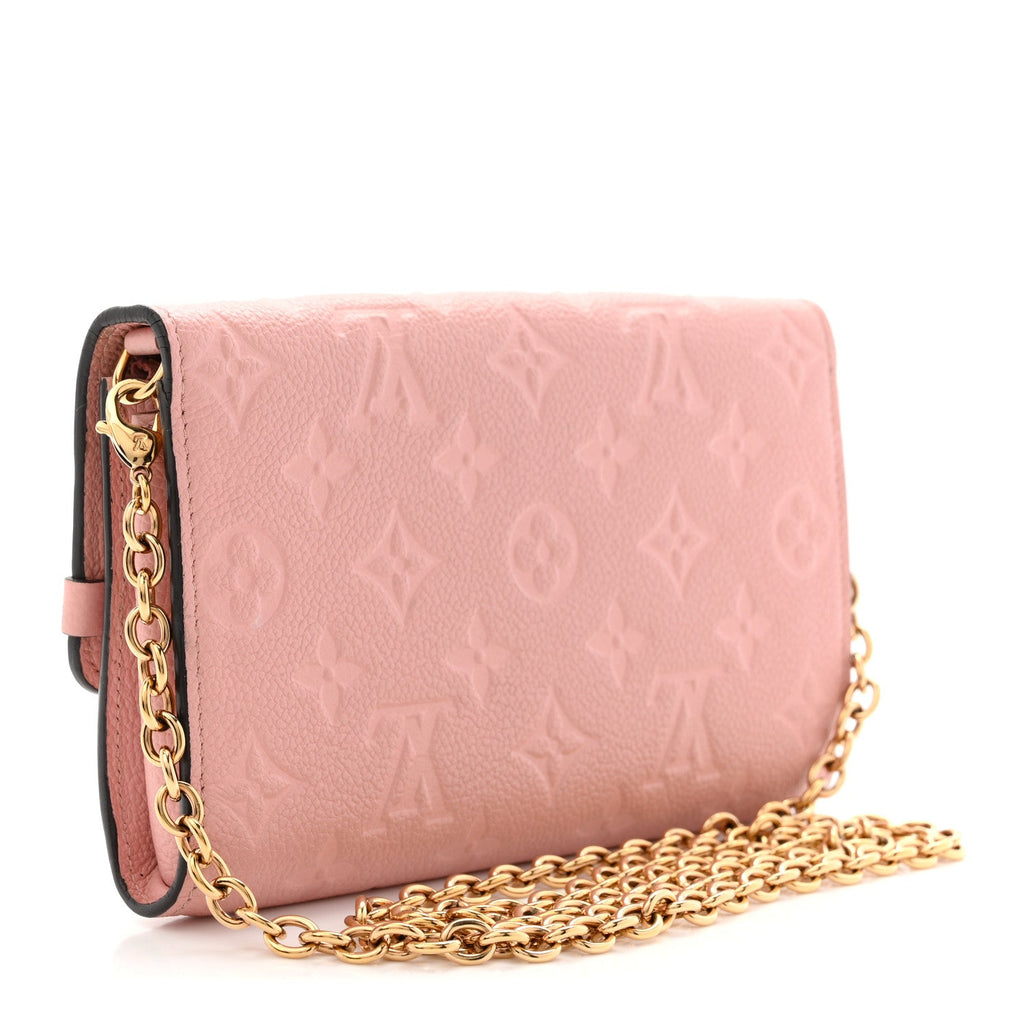 Empreinte Vavin Chain Wallet Rose Poudre
