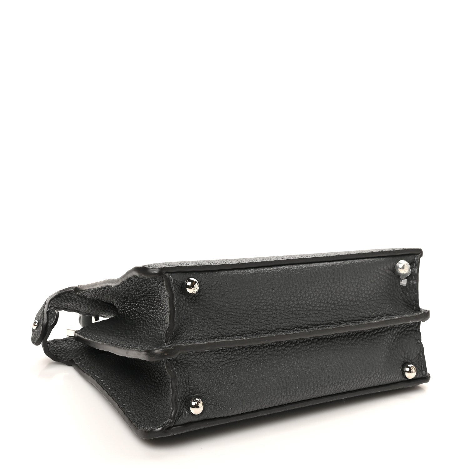 Cuoio Romano Selleria Chamois Small Peekaboo I SEE U Satchel Asfalto Camelia