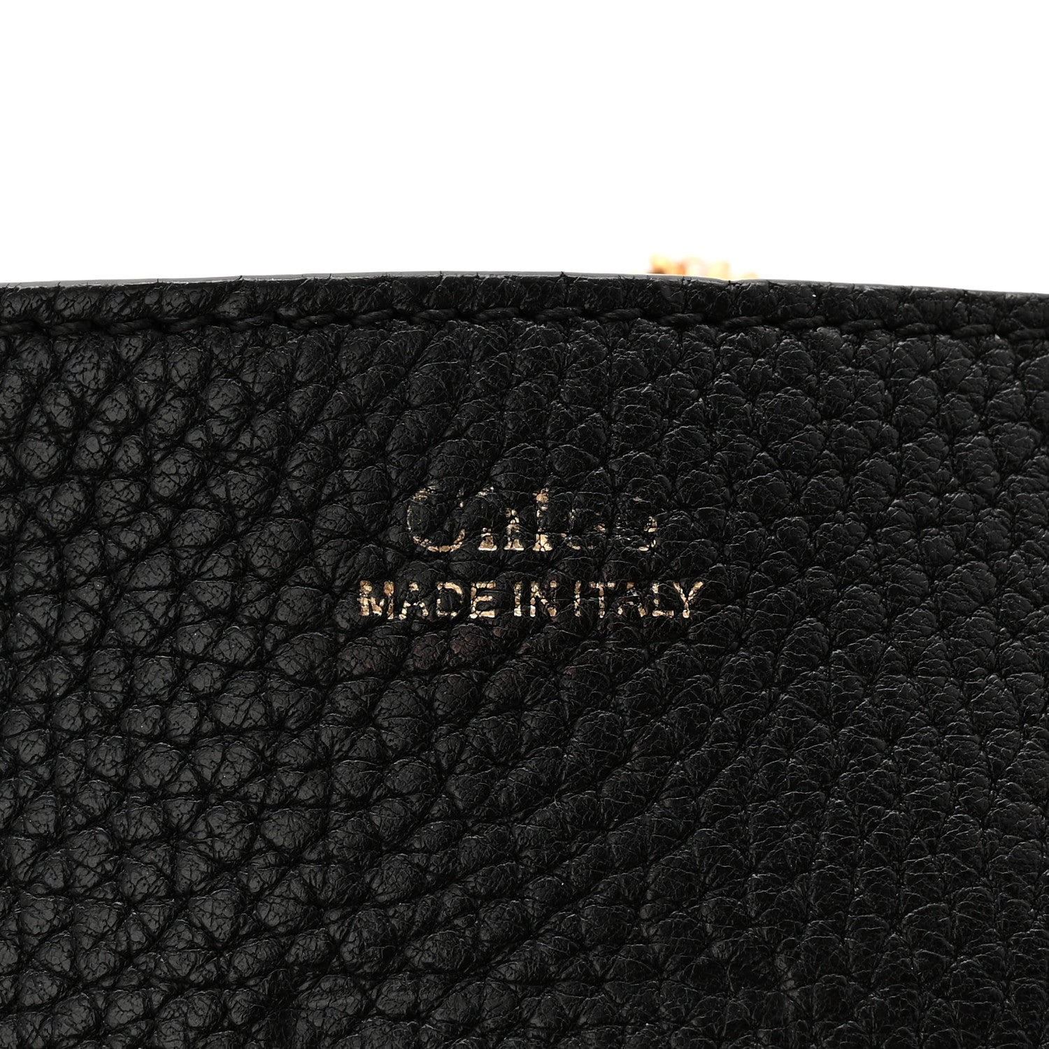 Grained Lambskin Mini Drew Shoulder Bag Black