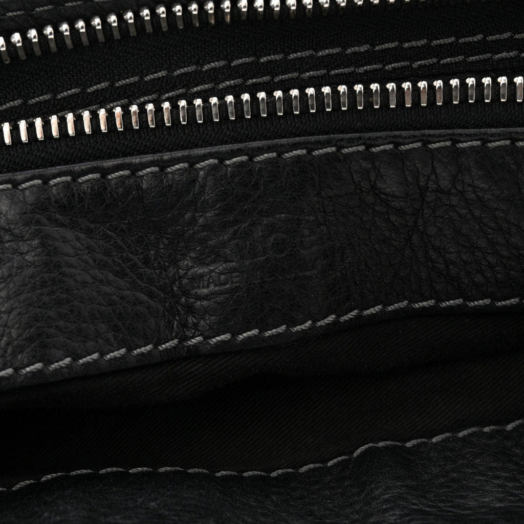 Calfskin Paddington Hobo Black