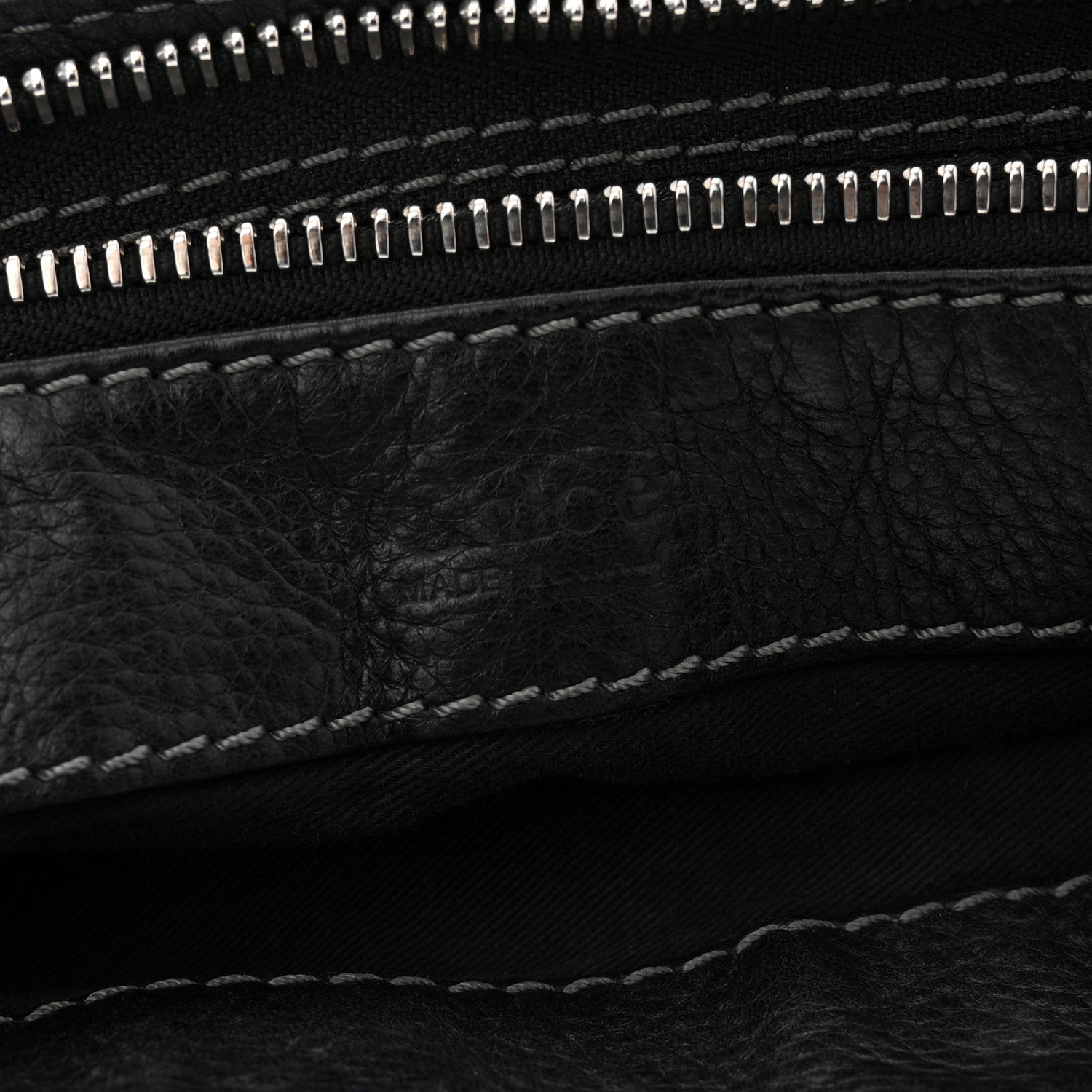 Calfskin Paddington Hobo Black