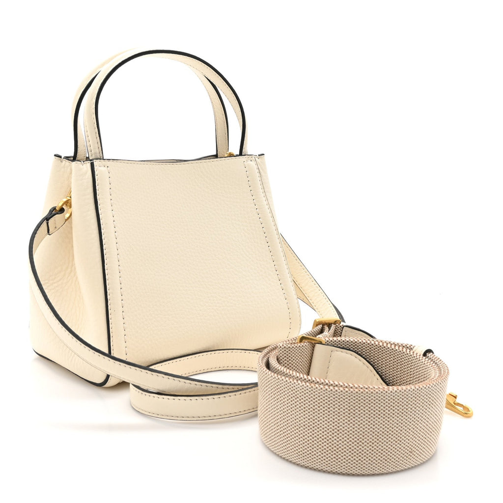 Soft Grainy Calfskin Alltime Small Handbag Ivory