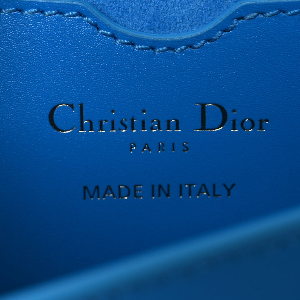Box Calfskin East West Bobby Bag Reef Blue