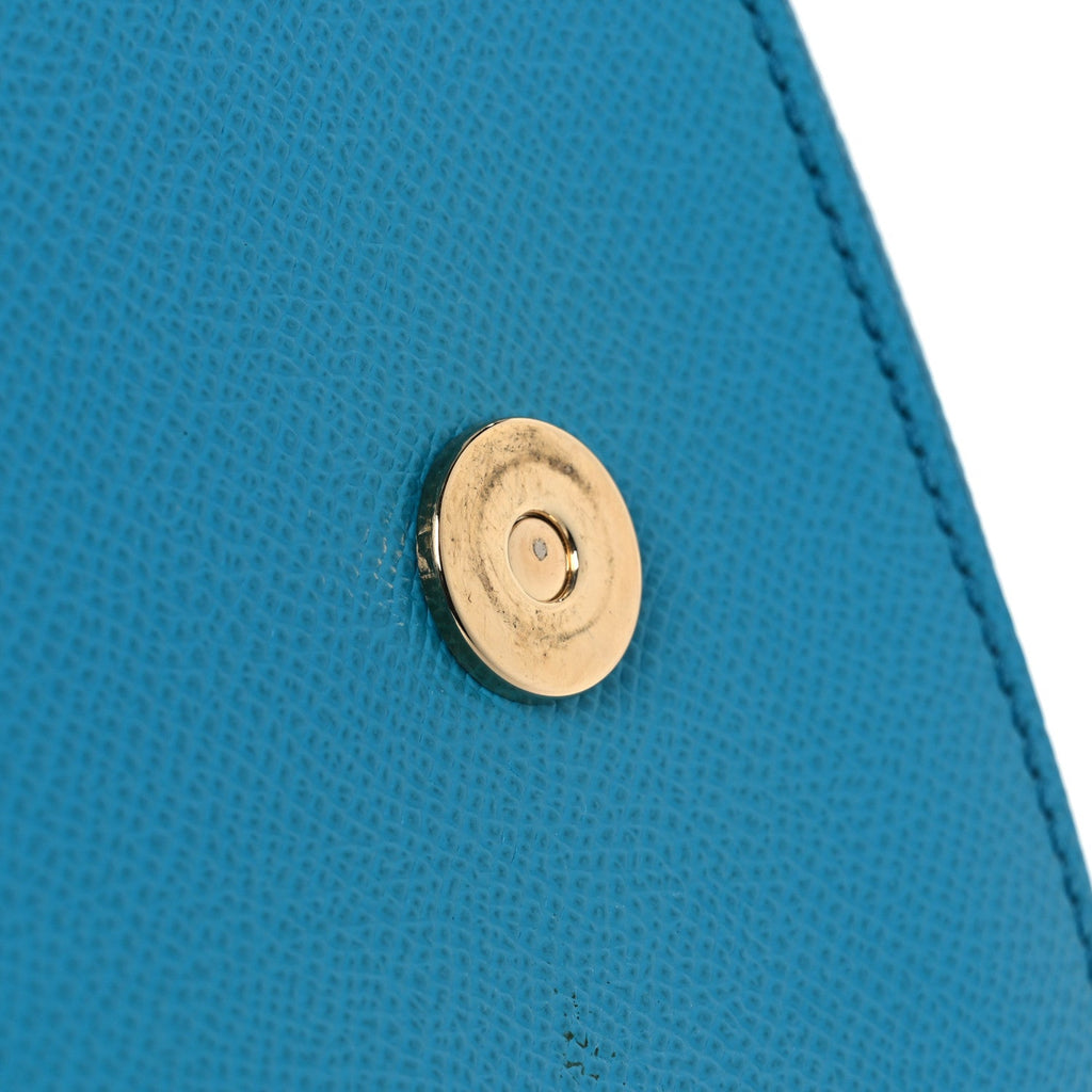 Dauphine Calfskin Medium Miss Sicily Satchel Blue
