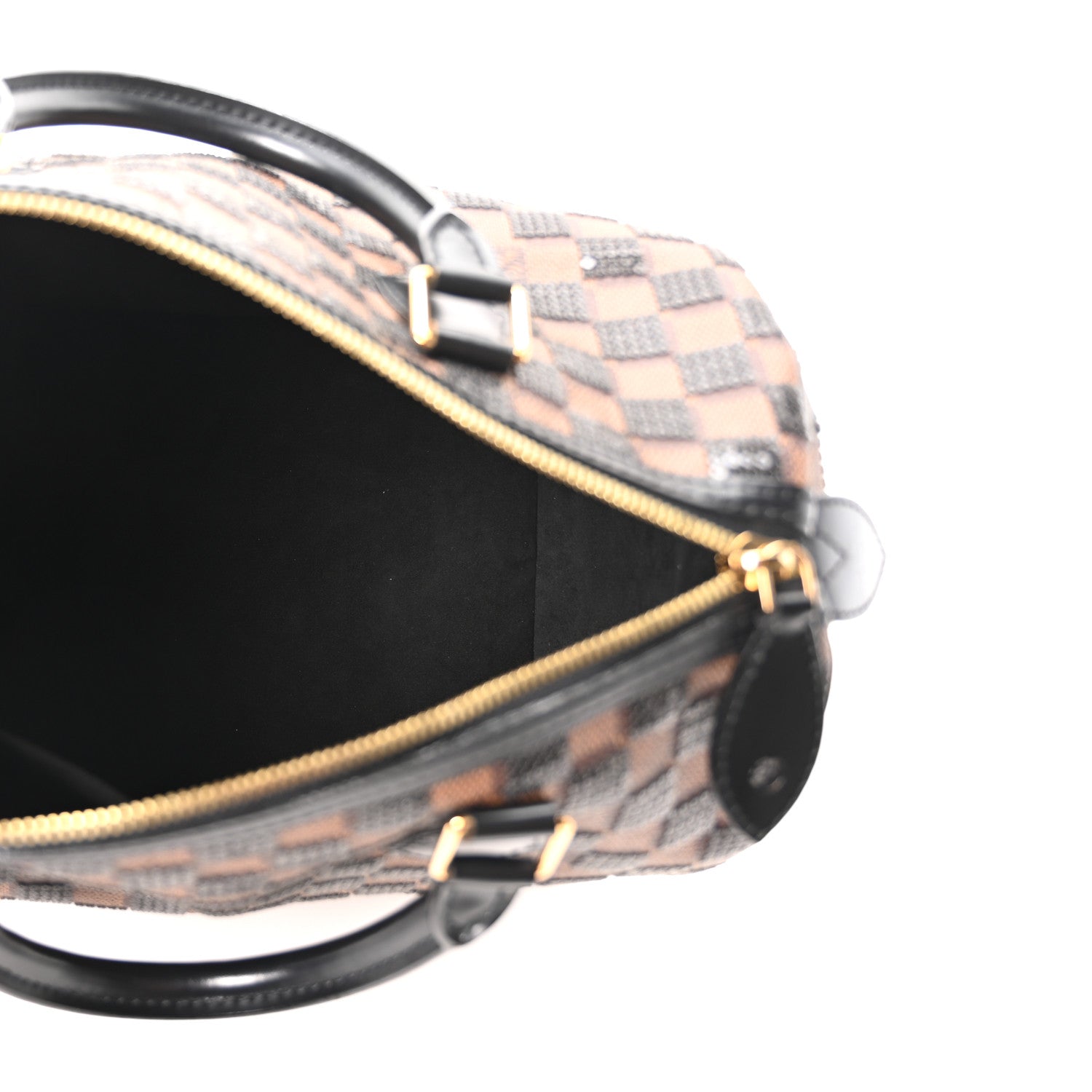 Damier Paillettes Speedy 30 Black