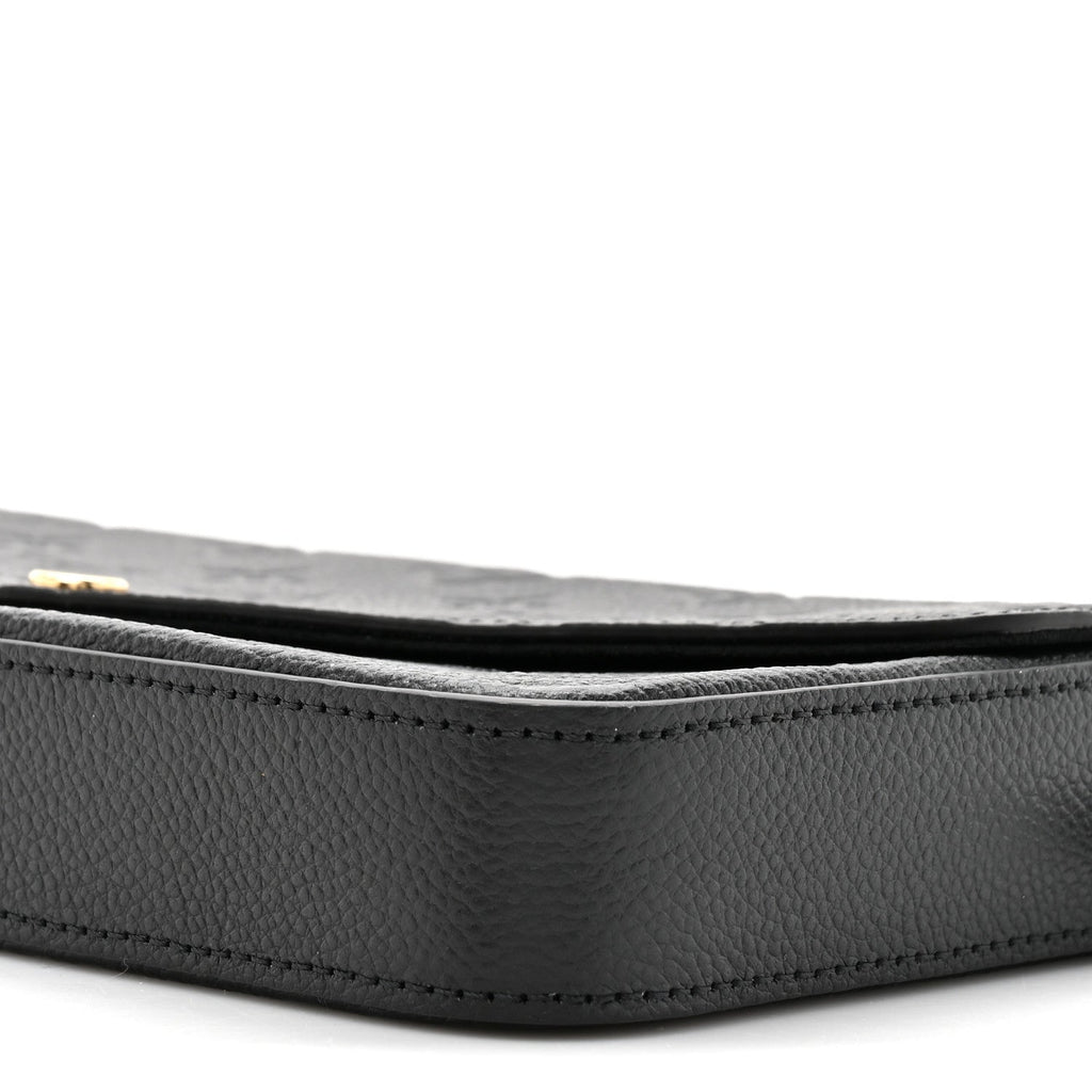 Empreinte Pochette Felicie Chain Wallet Black