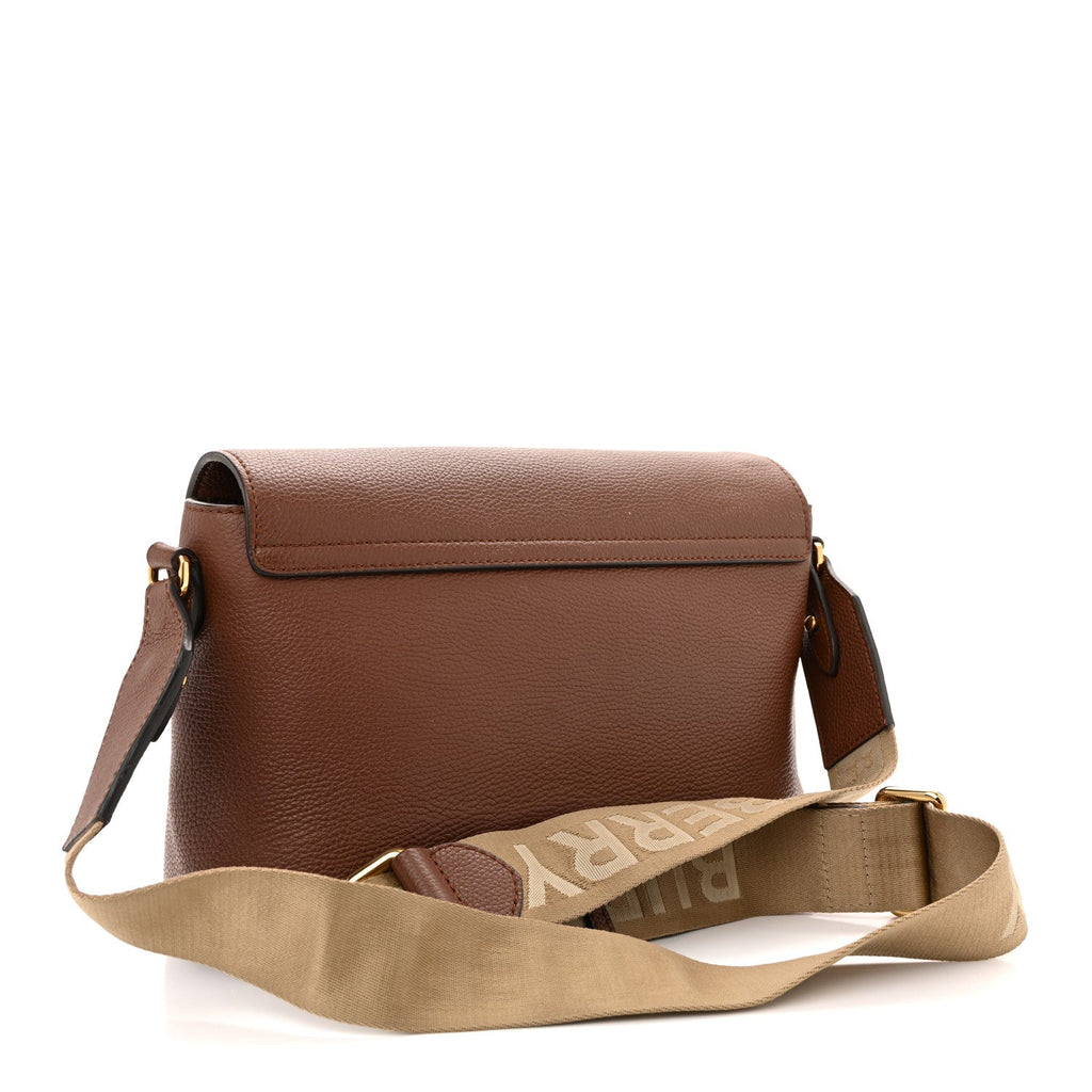 Calfskin Vintage Check Note Crossbody Bag Tan