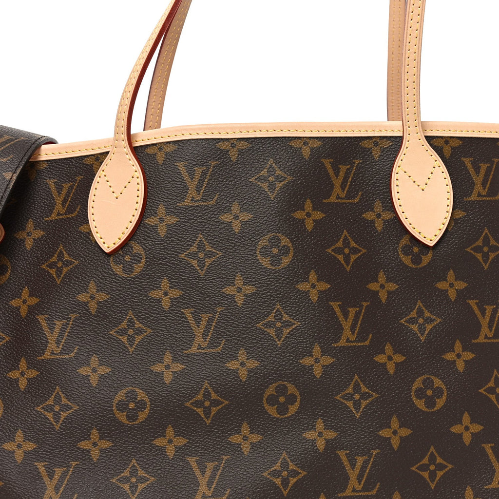 Monogram Inside Out Neverfull Bandouliere MM Rose Pondichery