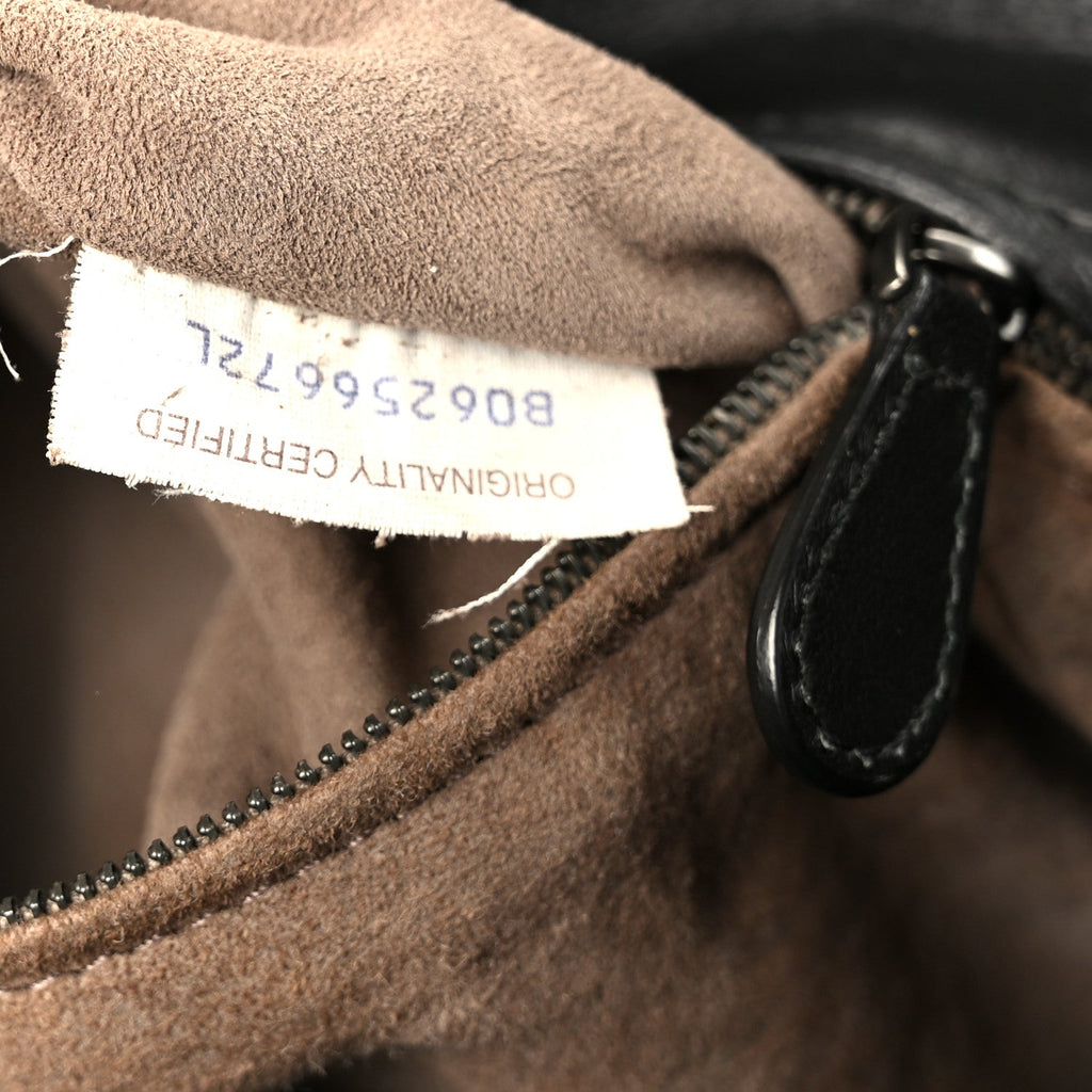 Nappa Intrecciato Large Roma Tote Black