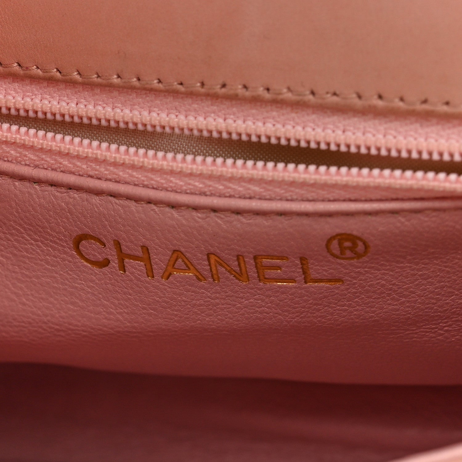 Lambskin Camellia Mini Flap Pink