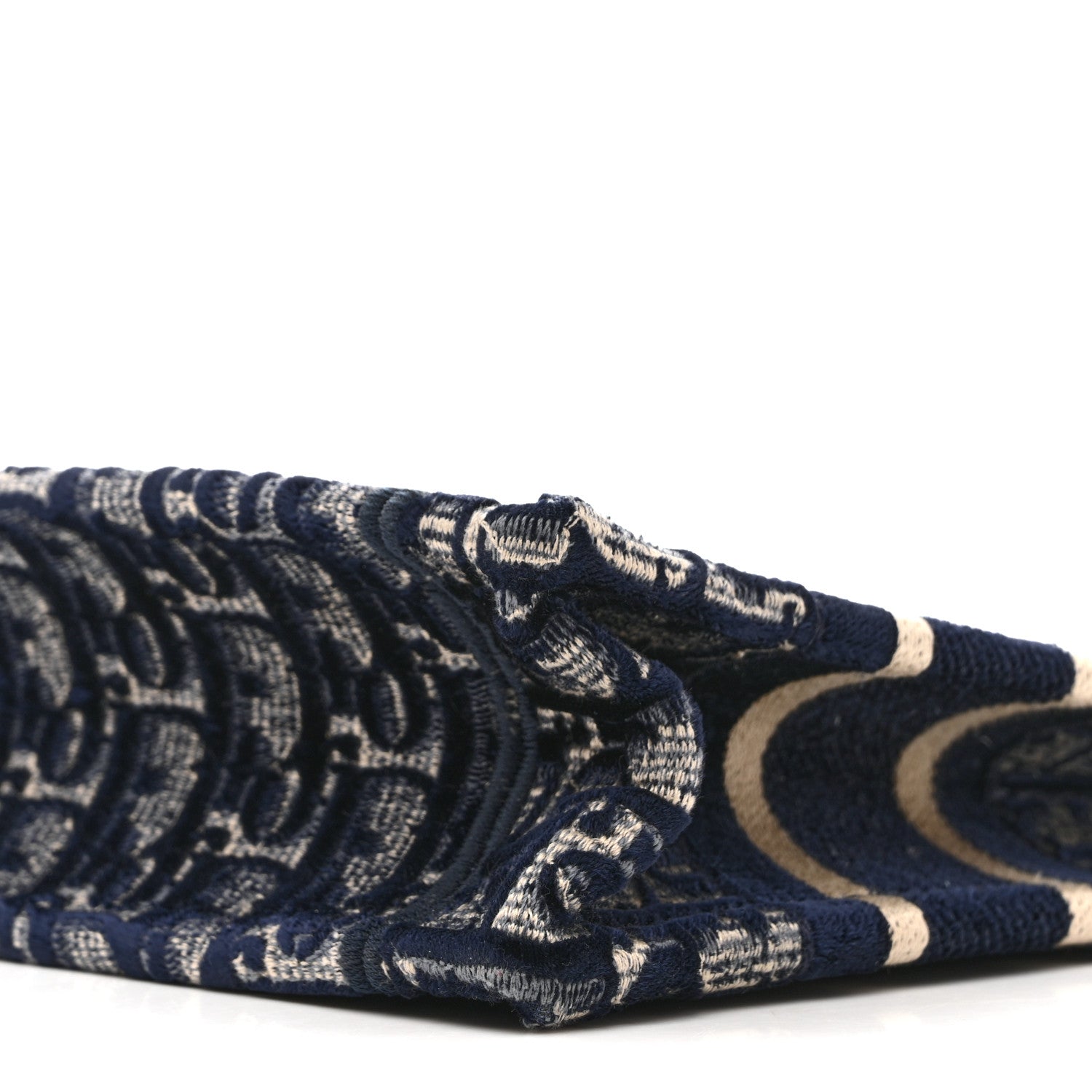 Velvet Oblique Mini Book Tote Blue Multicolor