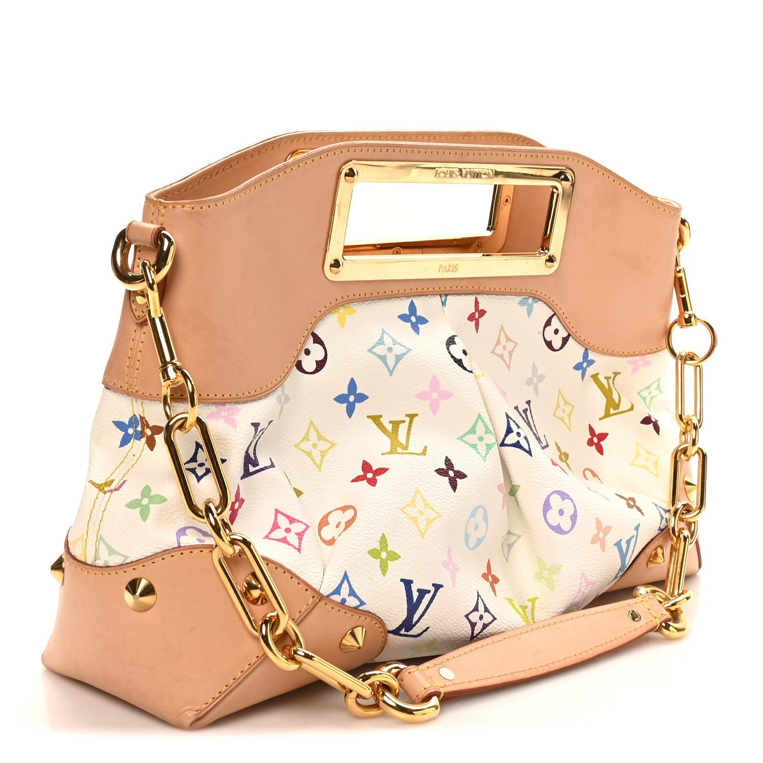Monogram Multicolor Judy MM White