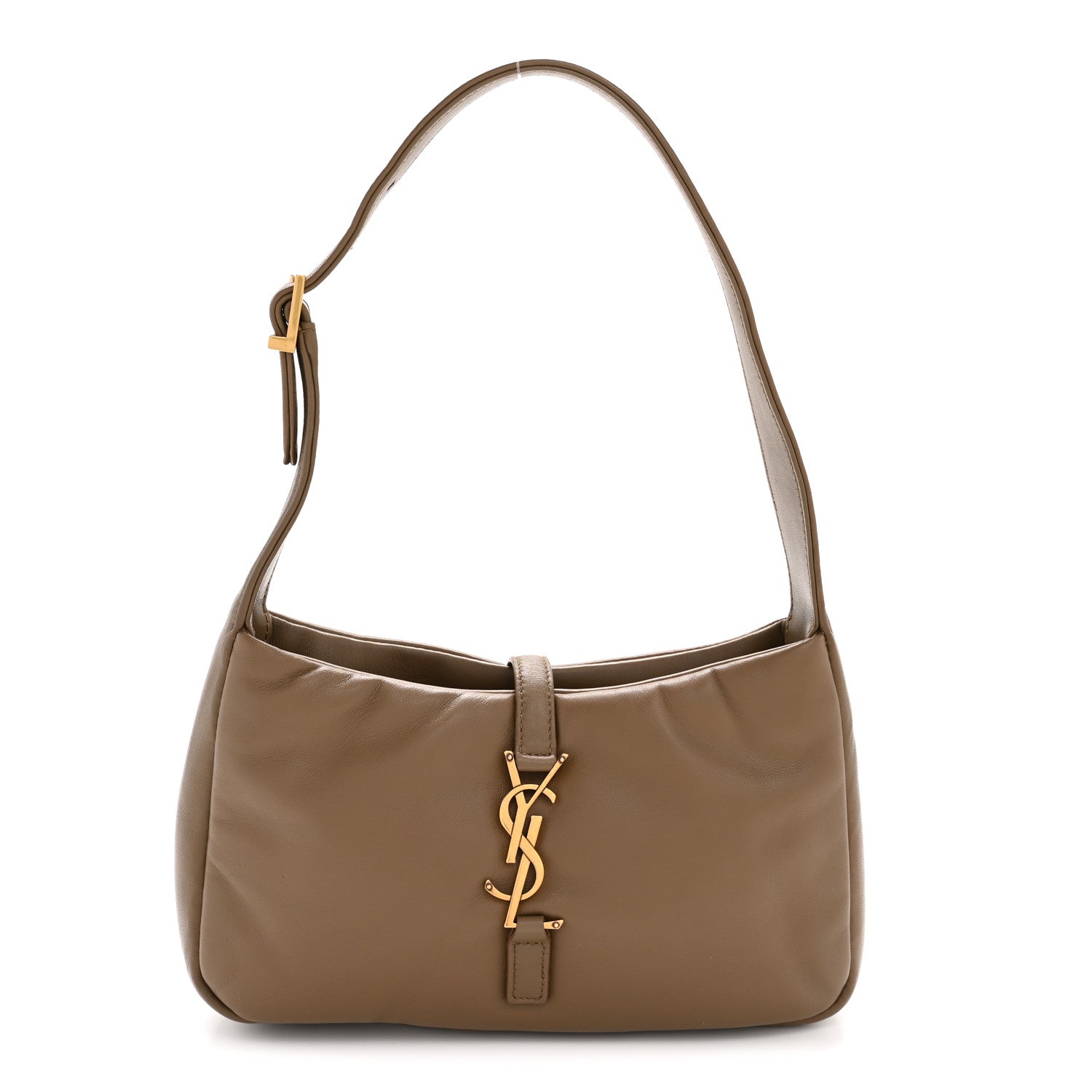 Padded Lambskin Le 5 A 7 Hobo Dark Peanut