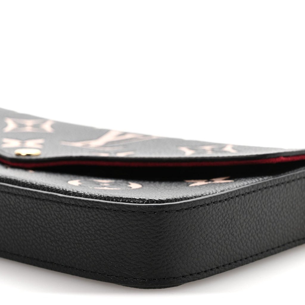 Empreinte Monogram Giant Felicie Pochette Black Beige