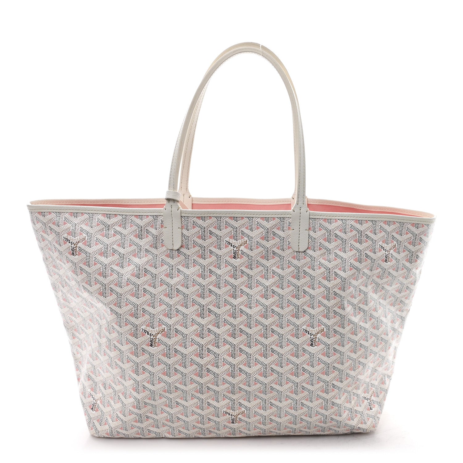 Goyardine Saint Louis Claire Voie PM White Pink