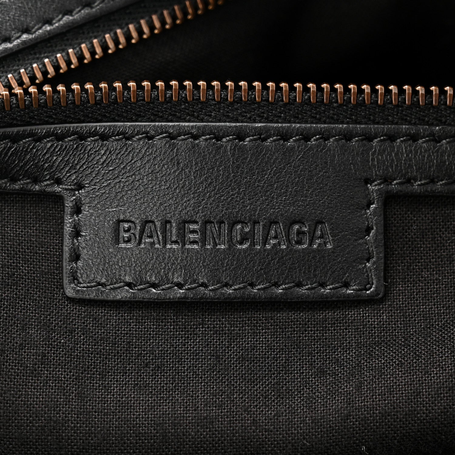 Arena Lambskin Brass Hardware Le City Travel Bag Black