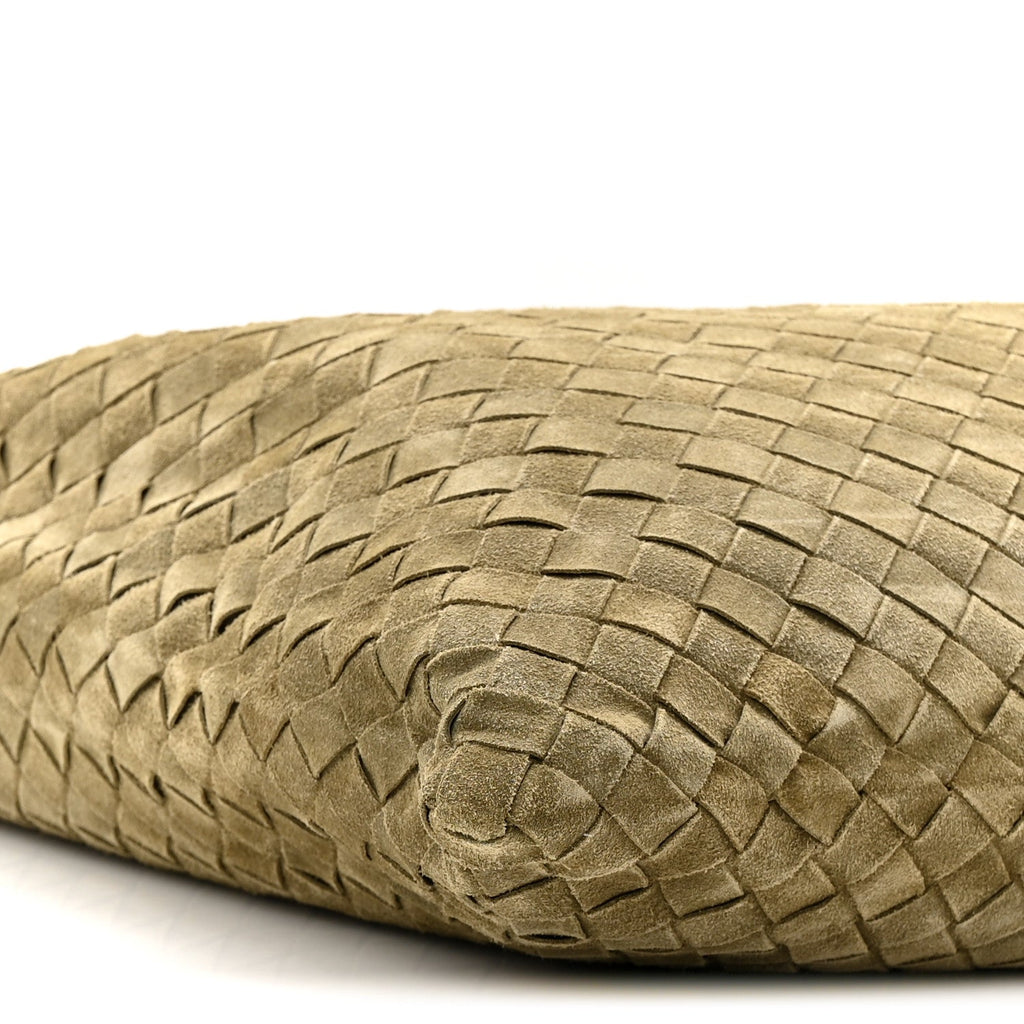 Suede Intrecciato Large Hop Mud