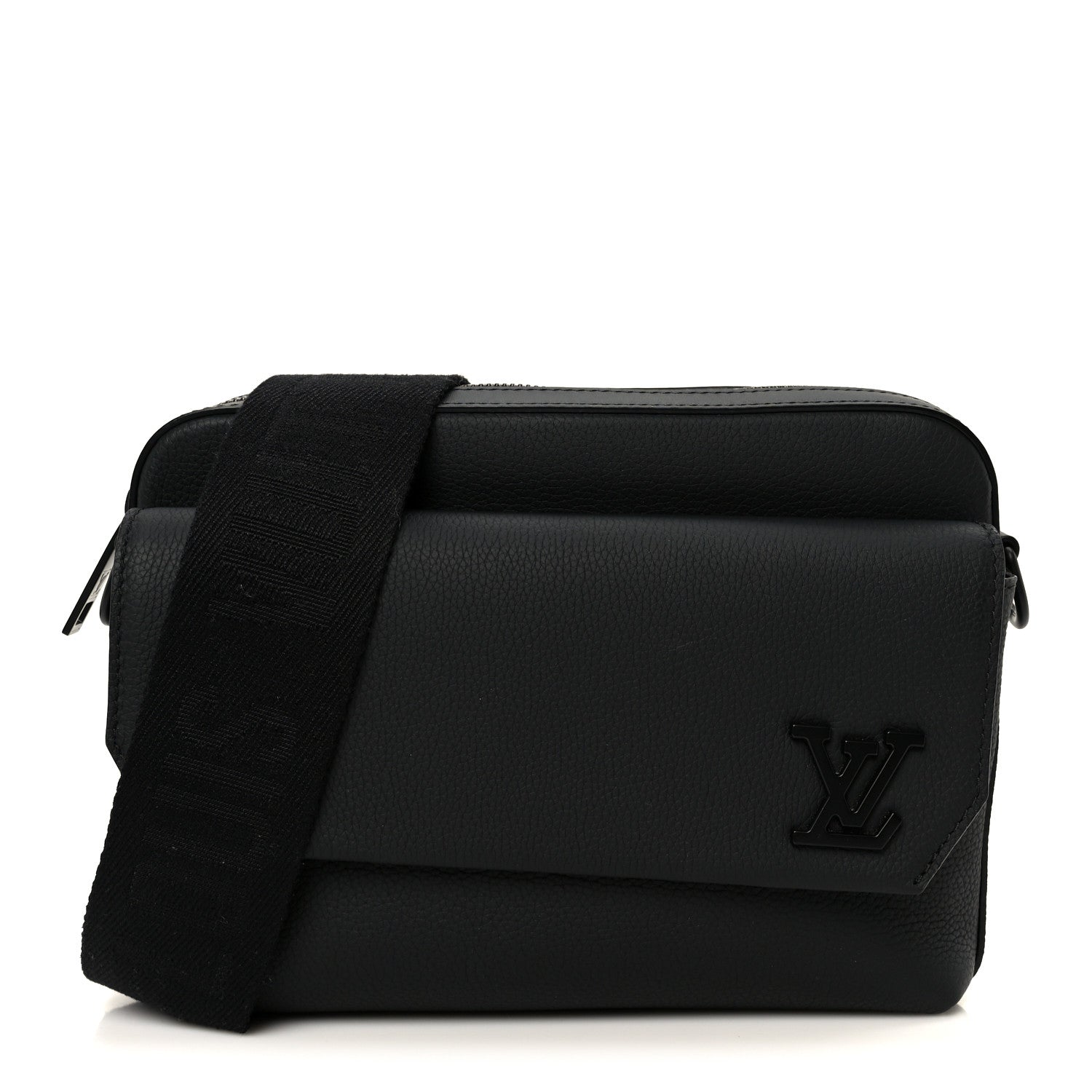 Calfskin Aerogram Fastline Messenger Black