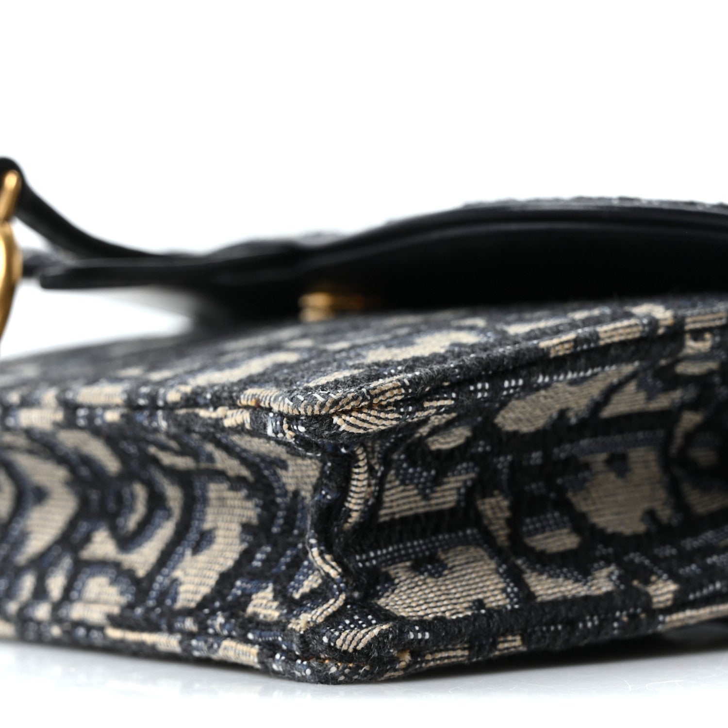 Oblique Saddle Belt Bag Blue