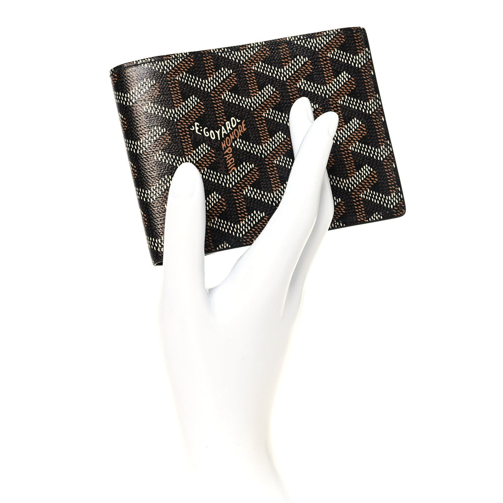 Goyardine Bi-Fold Victoire PM Wallet Black