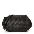 Nappa Intrecciato Messenger Bag Ebano