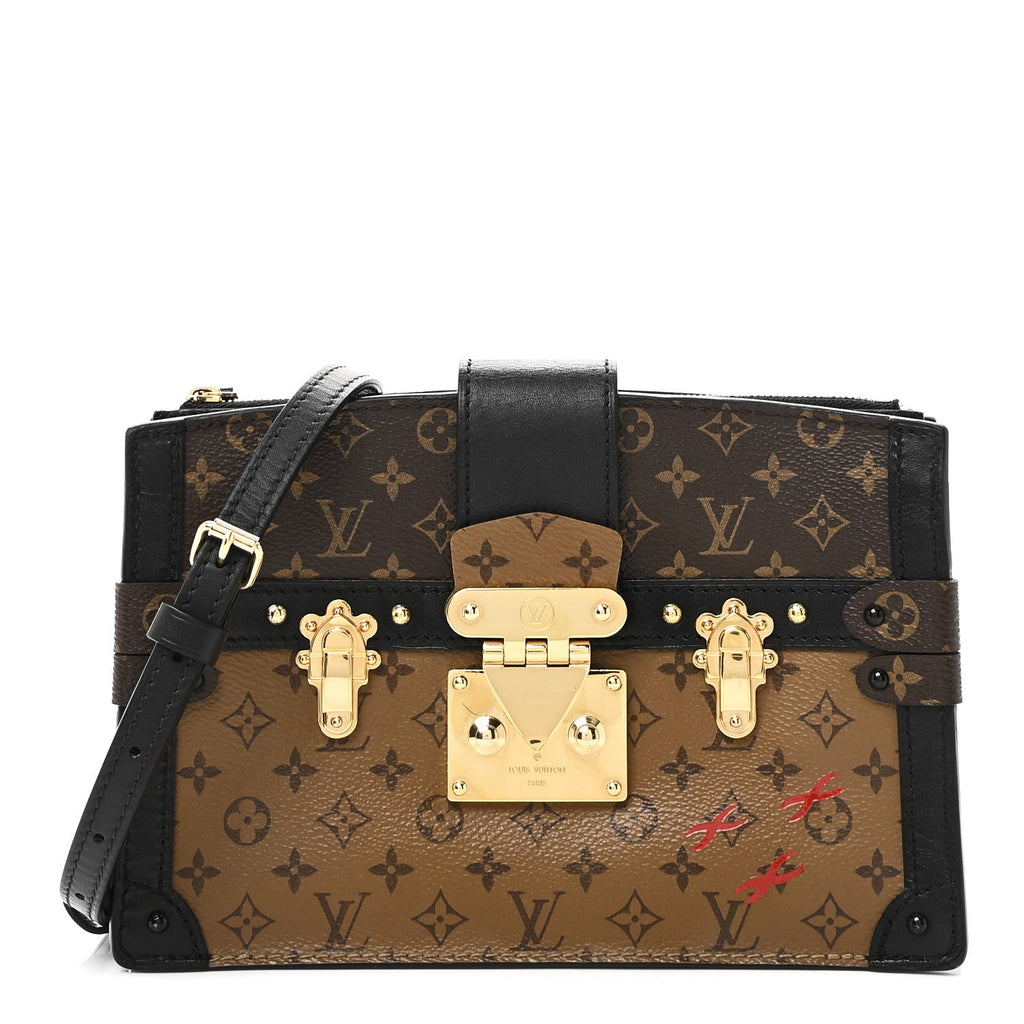 Reverse Monogram Trunk Clutch