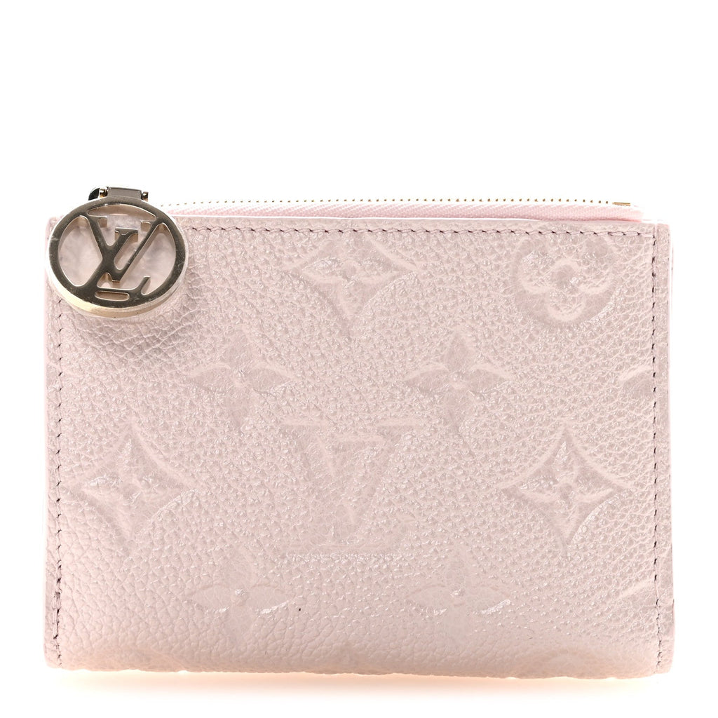 Empreinte Monogram Flower Lisa Wallet Snowy Pearl