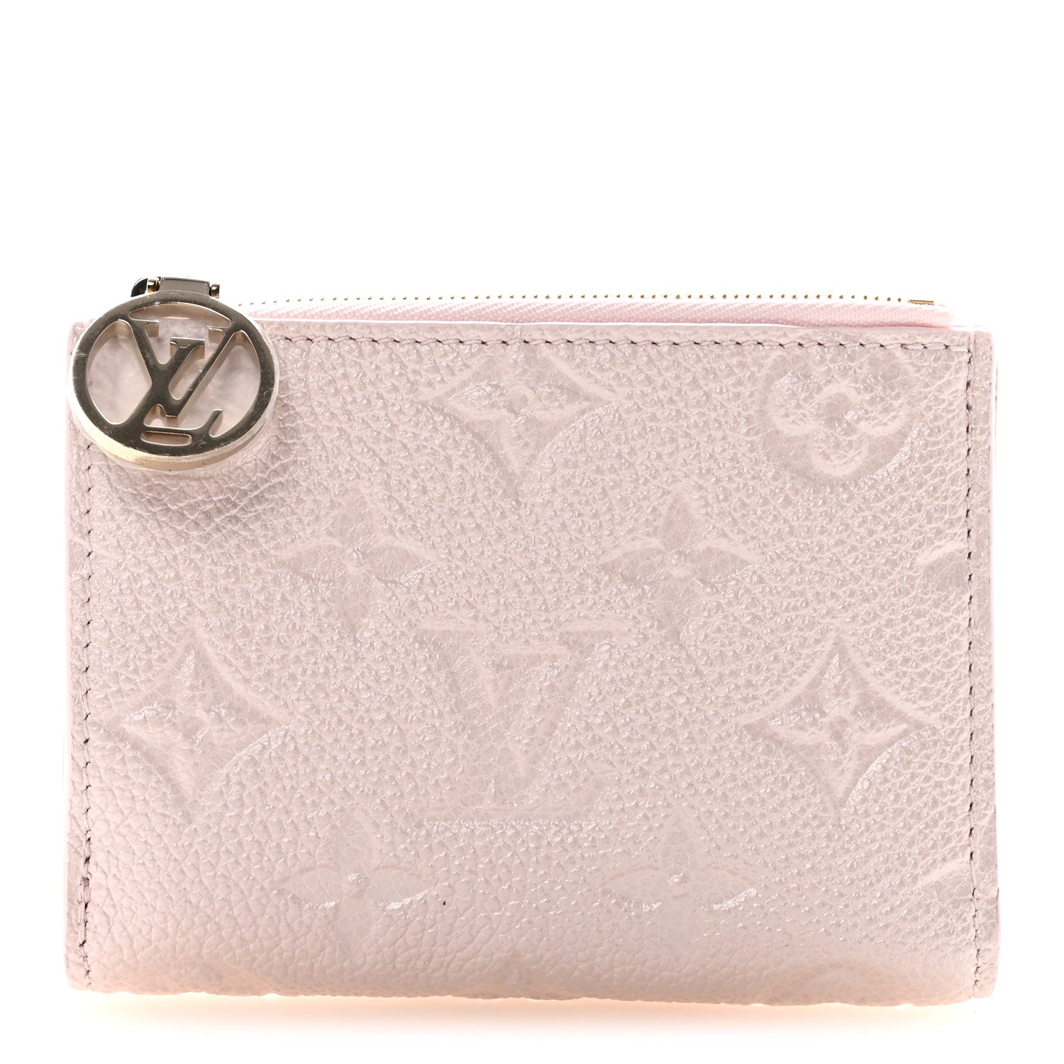 Empreinte Monogram Flower Lisa Wallet Snowy Pearl