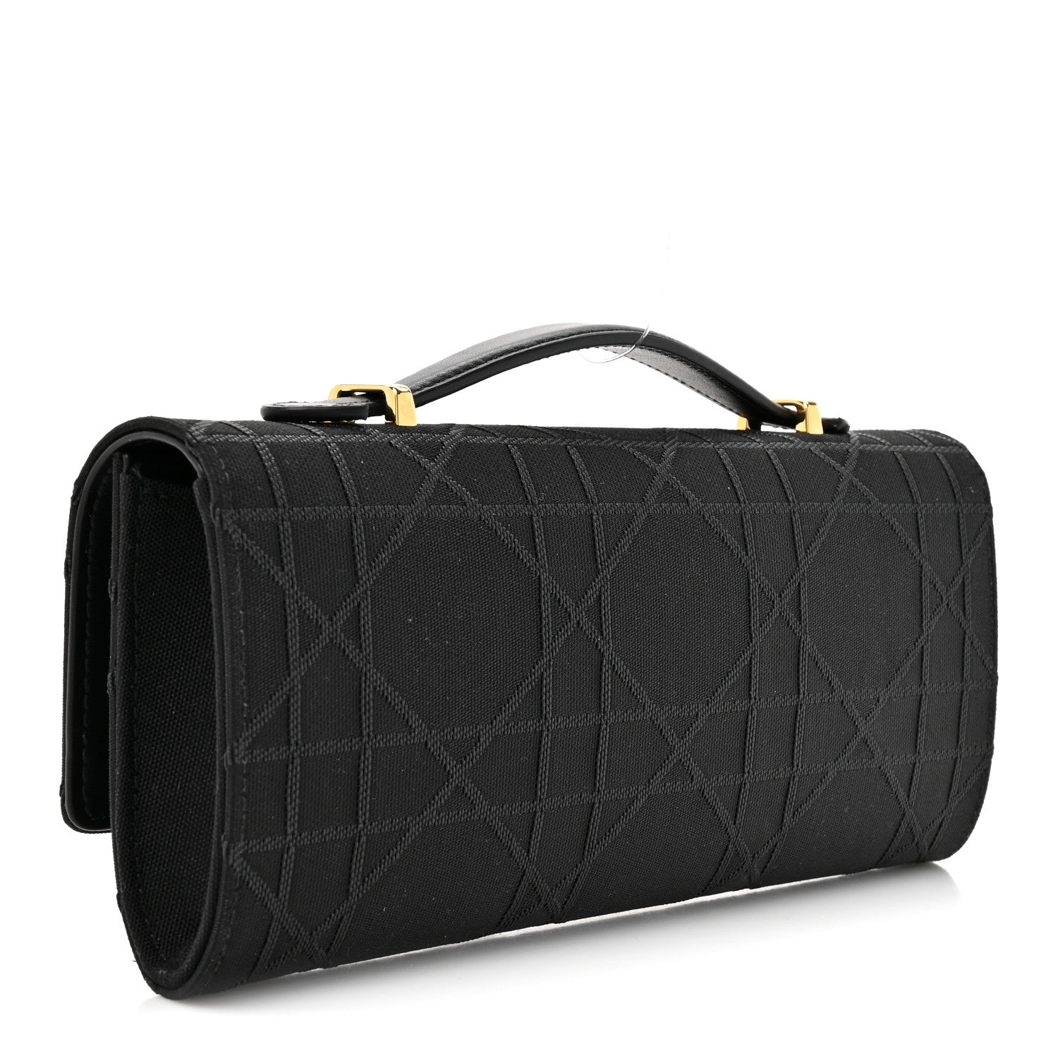 Technical Fabric Macrocannage Miss Caro Top Handle Pouch Black