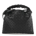 Calfskin Intrecciato Mini Hop Black