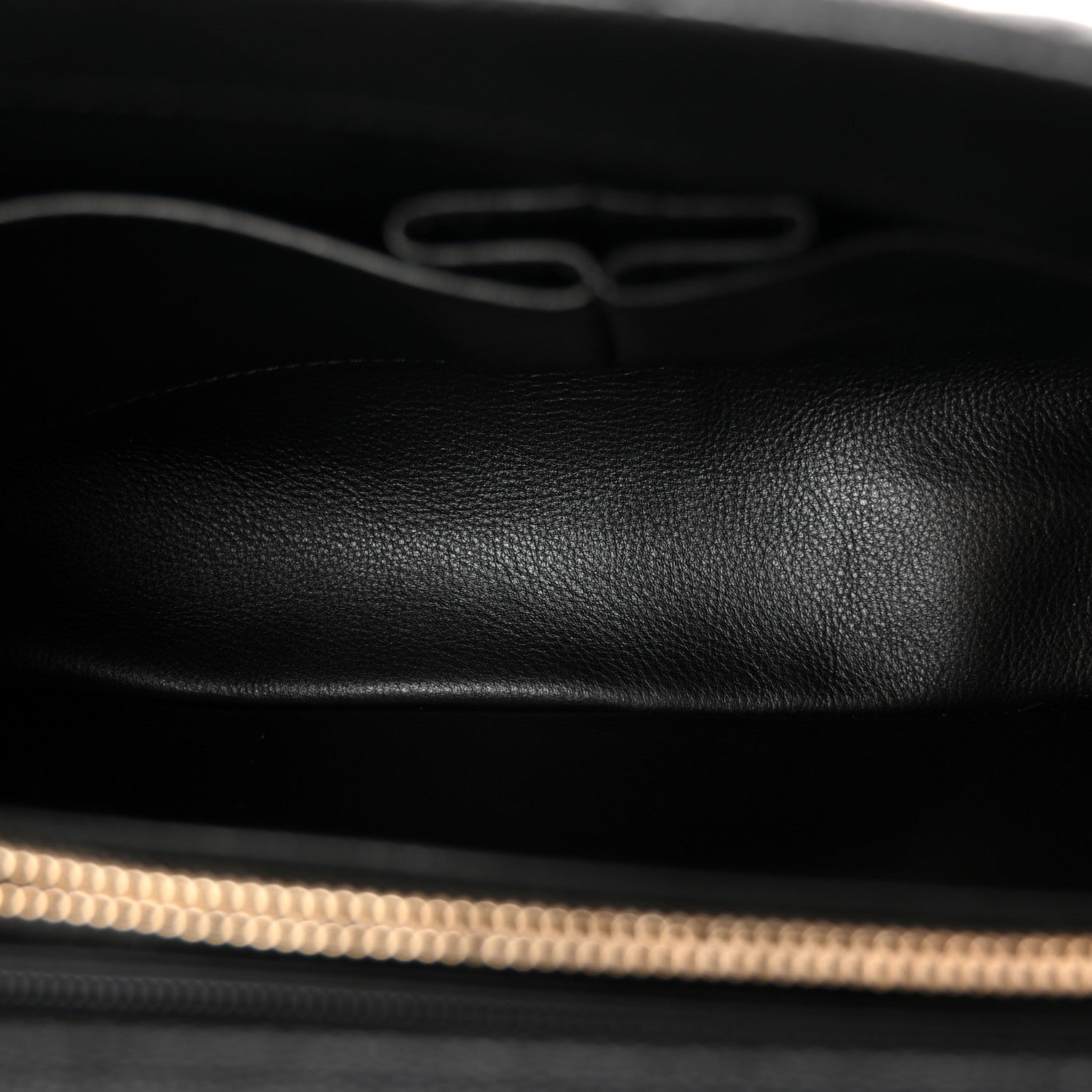 Caviar Lizard Embossed Quilted Small Coco Handle Flap Black