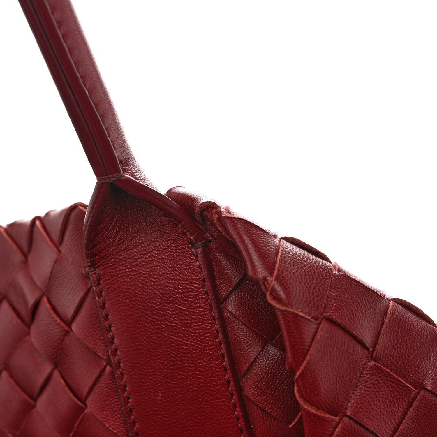 Nappa Intrecciato Tote Bag Barolo